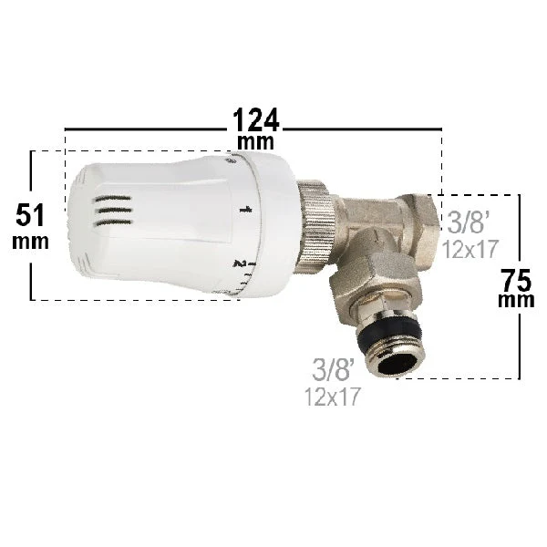 Válvula termostática para radiador de calefacción - Image 3
